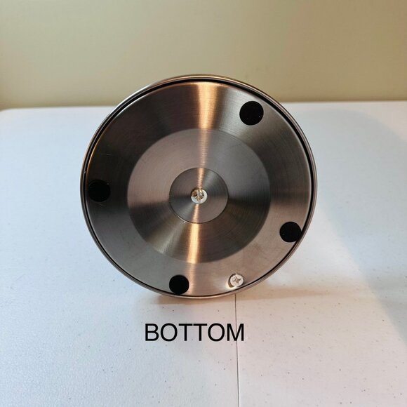 Brushed Stainless Steel Paper Towel Holder Spring-Loaded Arm For Easy Tearing - Picture 5 of 7